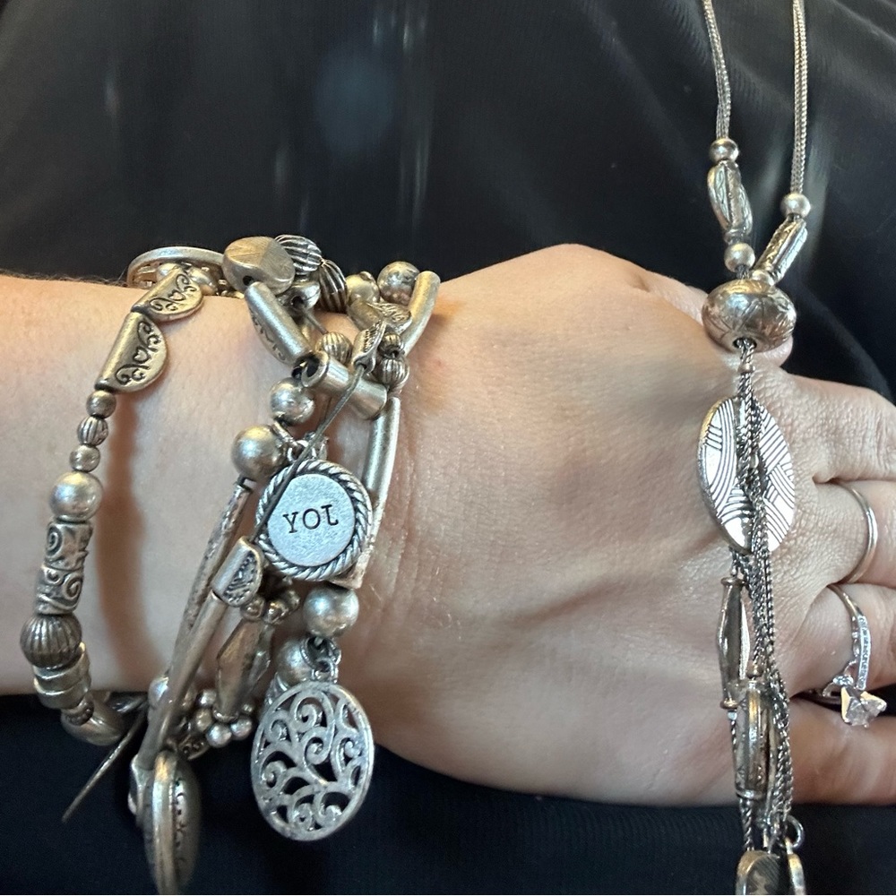 Lia Sophia love joy hope necklace